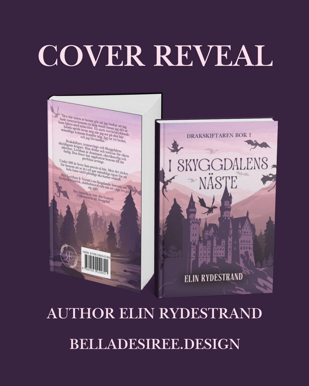 Drakskiftaren bok 1. I Skyggdalens Näste skriven av Elin Rydestrand. Ges ut av Rydestrands Förlag.